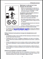 YANMAR SV05, SV08, ViO10 MANUEL D’UTILISATION ET DE MAINTENANCE