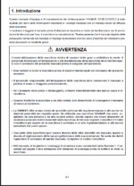 YANMAR ViO30-2, ViO35 MANUALE D’USO E DI MANUTENZIONE