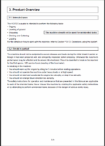 YANMAR VIO75 OPERATION & MAINTENANCE MANUAL