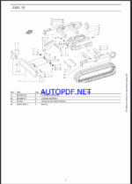 AMX 18 St V Spare EXCAVATORS Parts Catalog (DE)