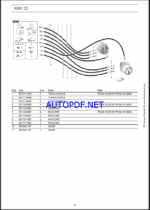 AMX 22 St V Spare EXCAVATORS Parts Catalog (DE)