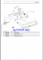 AMX 25 St V Spare EXCAVATORS Parts Catalog (DE)