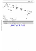 AMX 28 St V Spare EXCAVATORS Parts Catalog (DE)