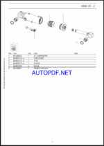AMX 35 St V Spare EXCAVATORS Parts Catalog (DE)