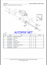 AFT 600-3 St V Spare PAVERS Parts Catalog