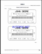 John Deere 909J, 959J (Leveler) Track Feller Buncher Parts Catalog