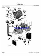 John Deere 1710D Forwarder Parts Catalog sn 1001-