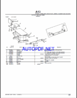 John Deere 9500 Backhoe Loader Parts Manual