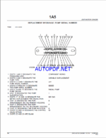 John Deere JD670 MOTOR GRADER Parts Catalog