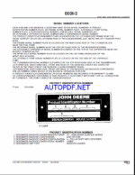 John Deere 410D AND 510D BACKHOE LOADERS Parts Catalog