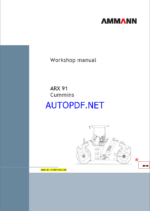 ARX 91 BS3 (Cummins) HEAVY COMPACTOR Workshop Manual