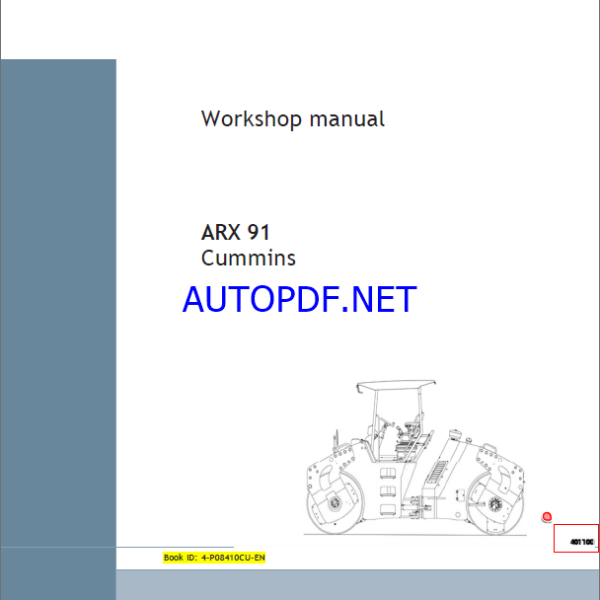 ARX 91 BS3 (Cummins) HEAVY COMPACTOR Workshop Manual