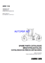 ARX 110 & ARX 110C T3 SPC Spare HEAVY COMPACTOR Parts Catalog