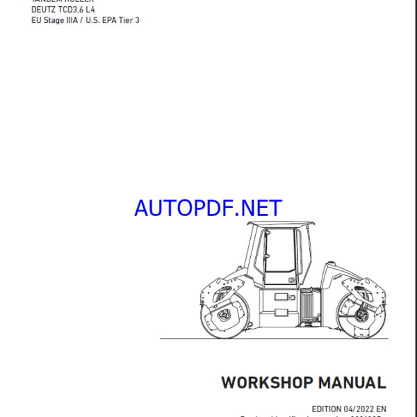 ARX 110 & ARX 110C T3 HEAVY COMPACTOR Workshop Manual
