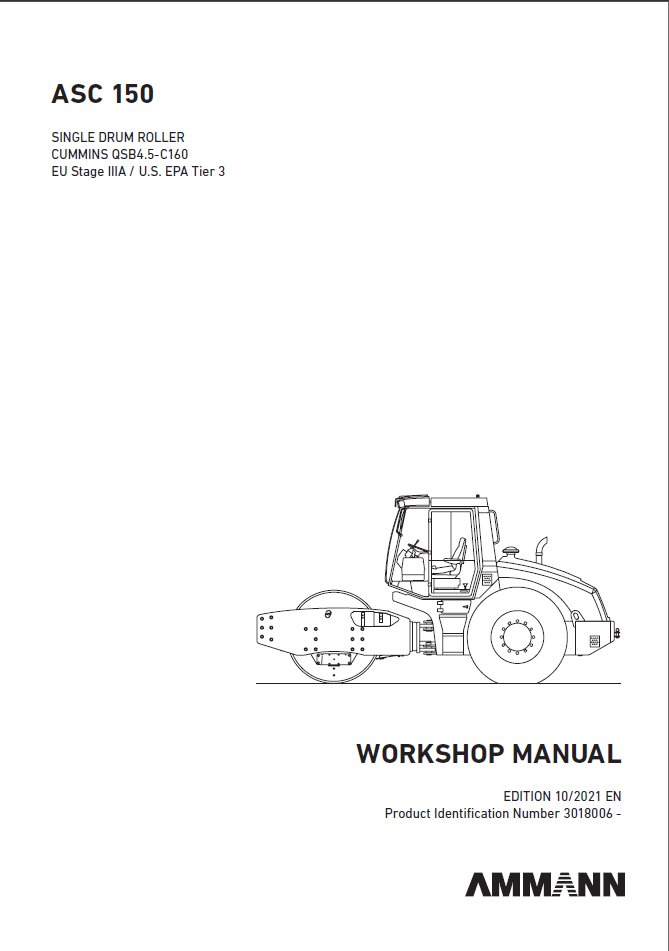 ASC 150 T3 HEAVY COMPACTOR Workshop Manual