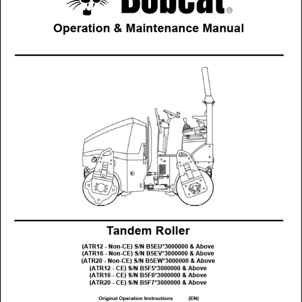 ATR 12 HEAVY COMPACTOR Operating Manual