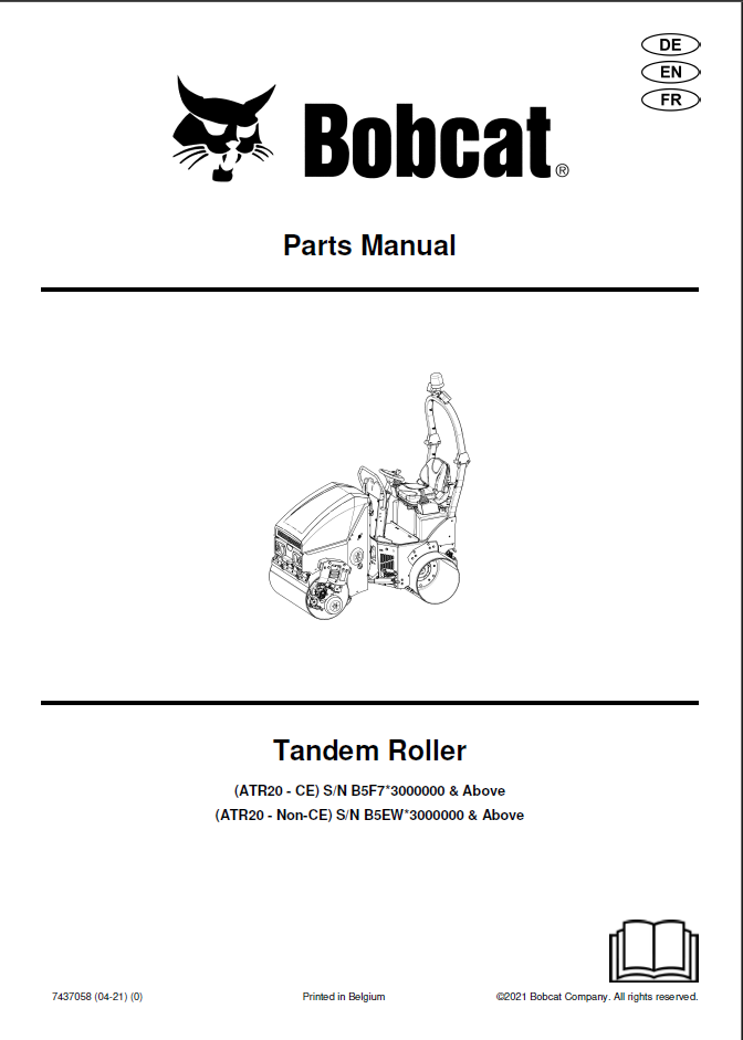 ATR 20 Spare HEAVY COMPACTOR Parts Catalog