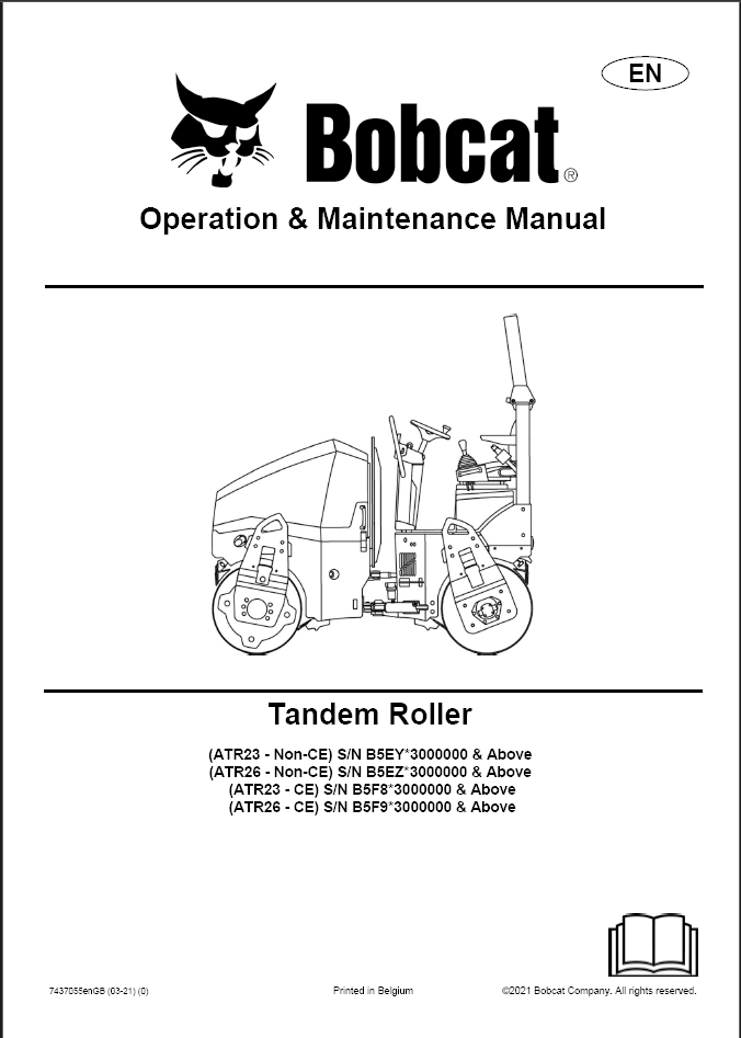 ATR 26 HEAVY COMPACTOR Operating Manual
