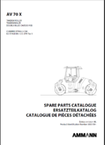 AV 70 X T3 Spare HEAVY COMPACTOR Parts Catalog