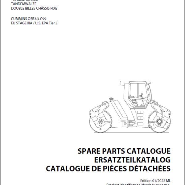 AV 110 X T3 Spare HEAVY COMPACTOR Parts Catalog