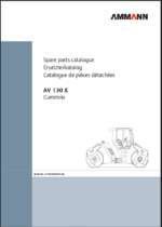AV 130 X T3 Spare HEAVY COMPACTOR Parts Catalog