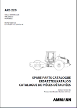ARS 220 St V Spare HEAVY COMPACTOR Parts Catalog