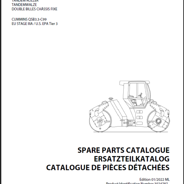 AV 110 X T3 Spare HEAVY COMPACTOR Parts Catalog