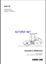 ARS 70 St V HEAVY COMPACTOR Workshop Manual
