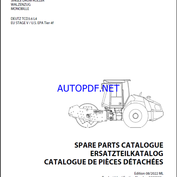 ARS 110 St V Spare HEAVY COMPACTOR Parts Catalog