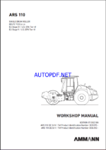 ARS 110 T4f HEAVY COMPACTOR Workshop Manual