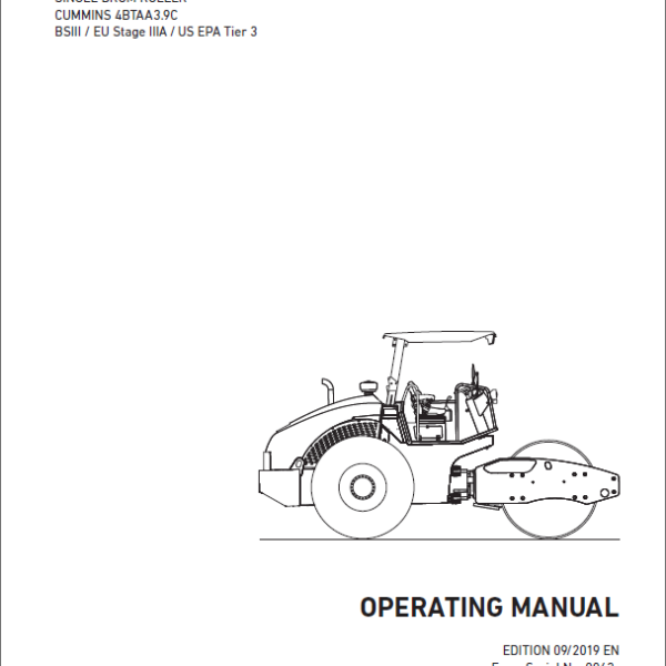 ARS 122 BS3 HEAVY COMPACTOR Operating Manual