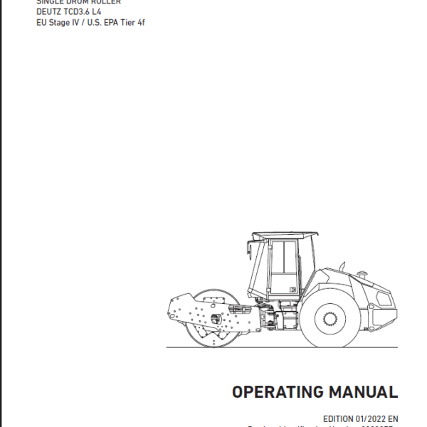 ARS 130 T4f HEAVY COMPACTOR Operating Manual