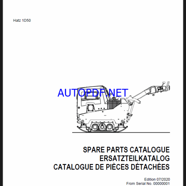 APH 55-75 Spare LIGHT COMPACTION Parts Catalog