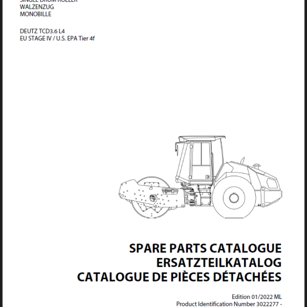 ARS 130 T4f Spare HEAVY COMPACTOR Parts Catalog