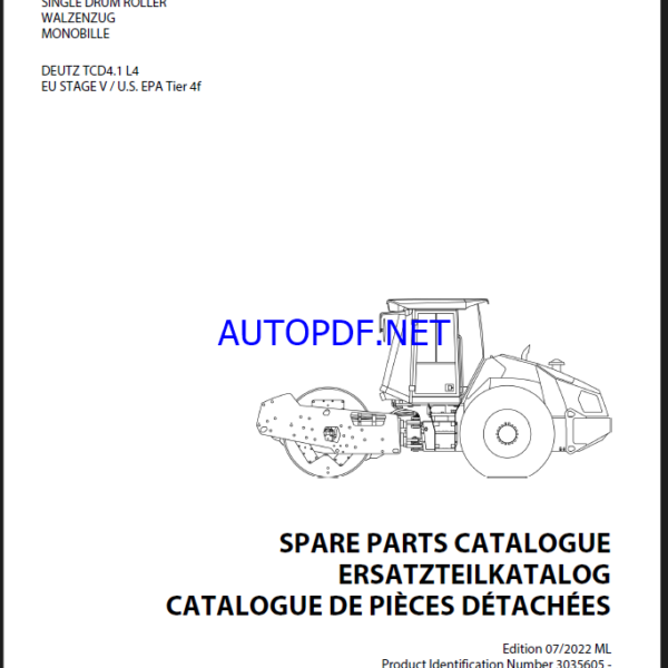ARS 150 St V Spare HEAVY COMPACTOR Parts Catalog