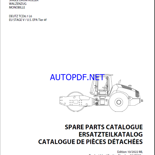 ARS 200 St V Spare HEAVY COMPACTOR Parts Catalog