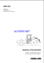 ARS 200 T3 HEAVY COMPACTOR Operating Manual