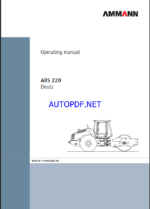 ARS 220 T3 HEAVY COMPACTOR Operating Manual
