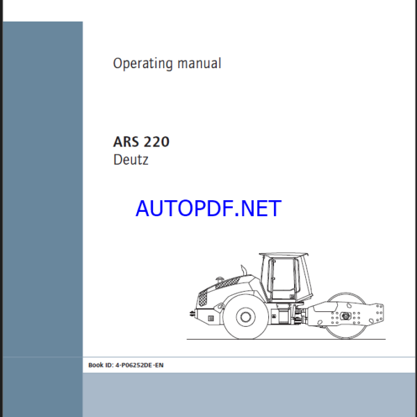 ARS 220 T3 HEAVY COMPACTOR Operating Manual