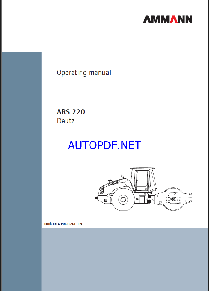 ARS 220 T3 HEAVY COMPACTOR Operating Manual