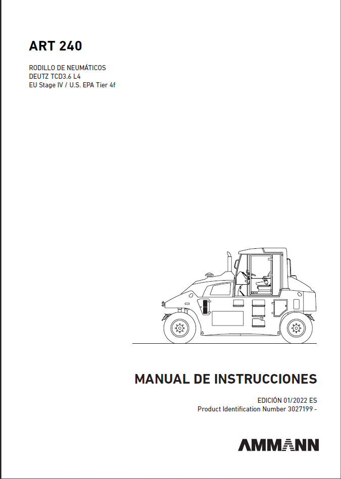 ART 240 T4f HEAVY COMPACTOR Operating Manual