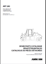 ART 280 T3 Spare HEAVY COMPACTOR Parts Catalog