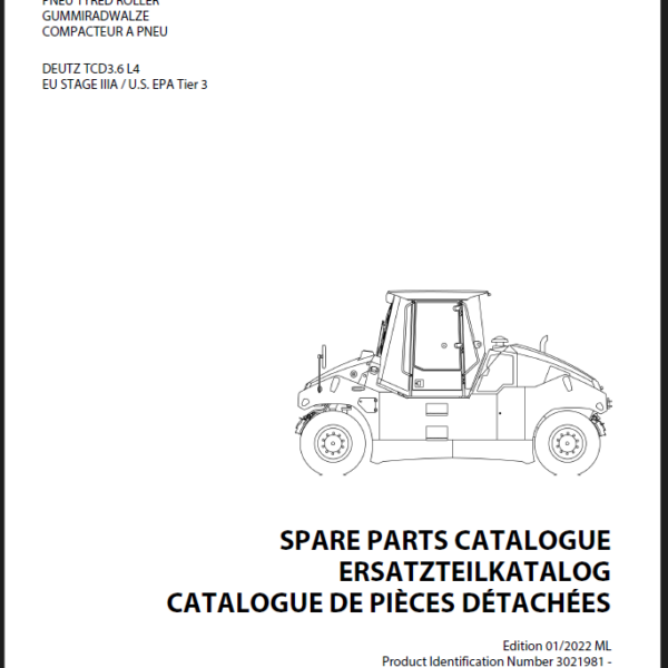 ART 280 T3 Spare HEAVY COMPACTOR Parts Catalog