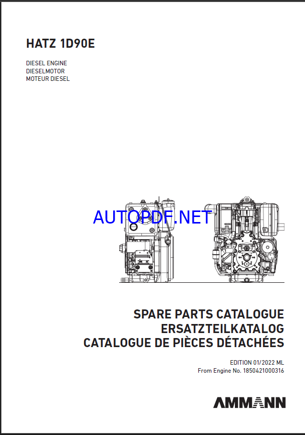 APH 60-85 Spare LIGHT COMPACTION Parts Catalog