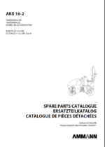 ARX 16-2 & ARX 16-2C St V HEAVY COMPACTOR Spare Parts Catalog