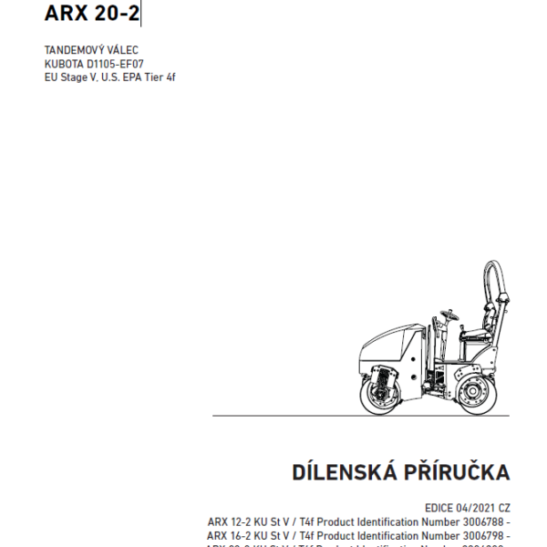 ARX 16-2 & ARX 16-2C St V HEAVY COMPACTOR Workshop Manual