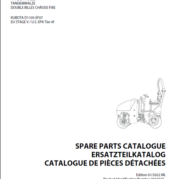 ARX 20-2 St V Spare HEAVY COMPACTOR Parts Catalog