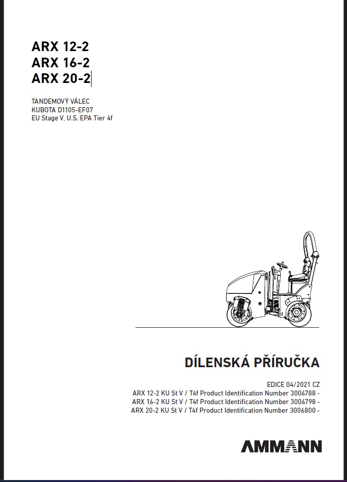 ARX 20-2 St V HEAVY COMPACTOR Workshop Manual