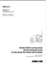 ARX 23.1-2 & ARX 23.1-2C St V Spare HEAVY COMPACTOR Parts Catalog