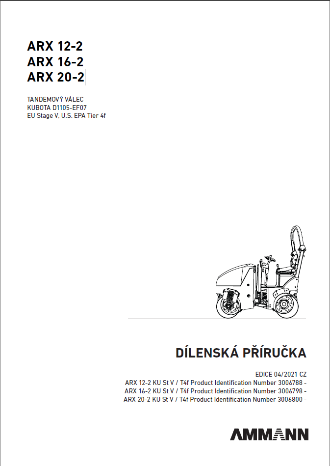 ARX 12-2 St V HEAVY COMPACTOR Workshop Manual